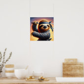 Poster Sloth Ninja (Cuisine)