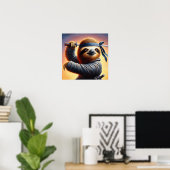 Poster Sloth Ninja (Bureau à domicile)