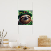 Poster Sloth St Paddys Day (Cuisine)