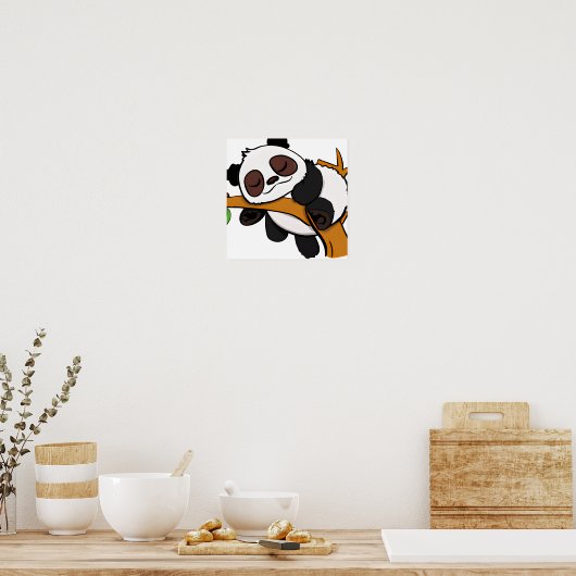 Poster Slothful Panda (Cuisine)