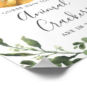 Poster Sloths Baby shower Devine Combien De Crackers Anim (Coin)
