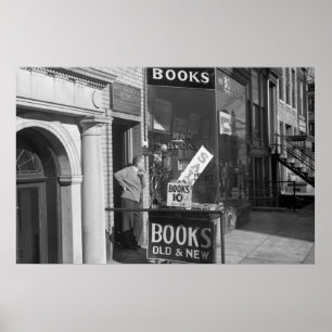 Poster Slow Day in the Book Business, 1930s