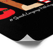 Poster Slp Speech Language Pathologist Christmas Slp Sant (Coin)