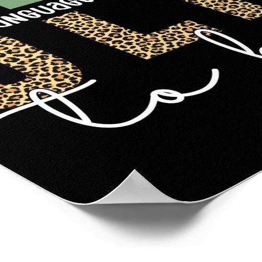 Poster SLP to be - Future Voix Langue Pathologiste cadeau (Coin)