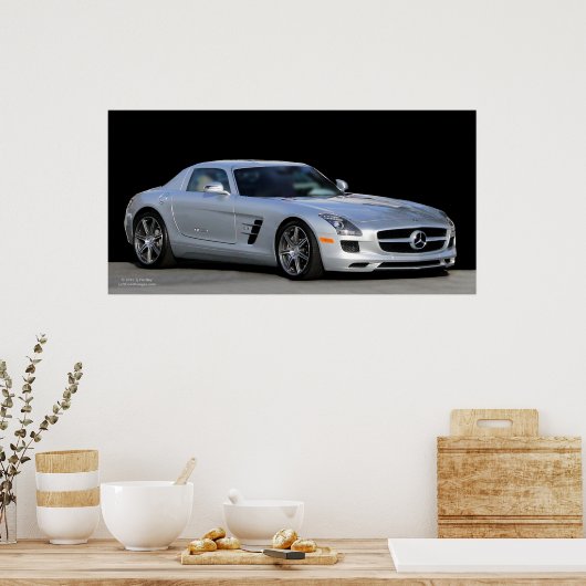 POSTER SLS AMG COUPE (Keuken)