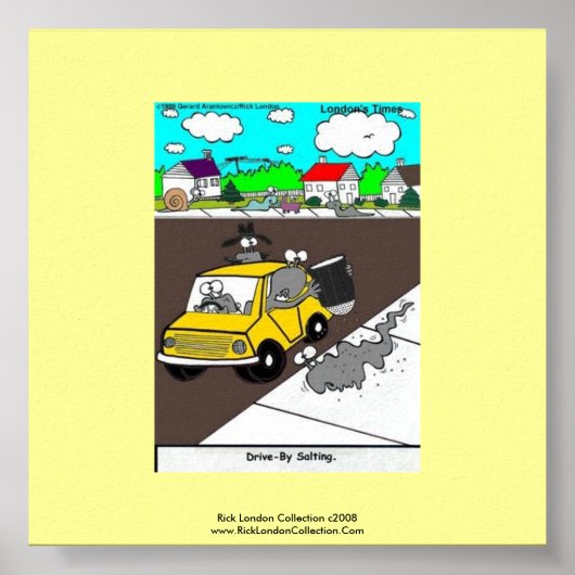 Poster Slug/Slak Cartoon Quality (Voorkant)