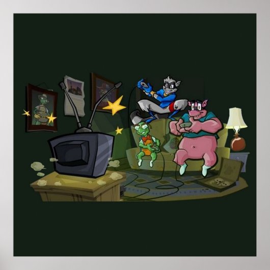 Poster Sly Cooper (Devant)