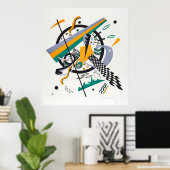 Poster Small Worlds IV par W. Kandinsky (Bureau à domicile)