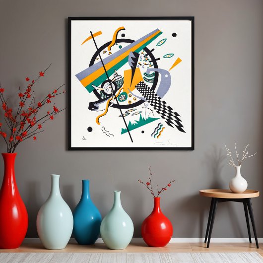 Poster Small Worlds IV par W. Kandinsky