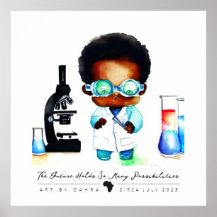 Poster Smart Black Kid