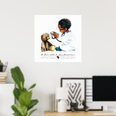 Poster Smart Black Kid (Bureau à domicile)