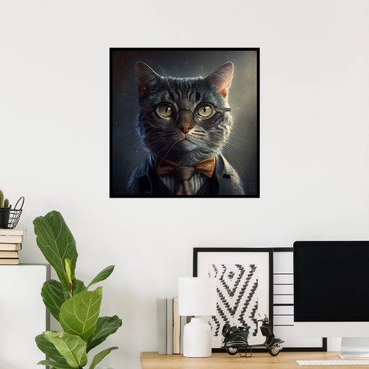 Poster Smart Cat (Bureau à domicile)