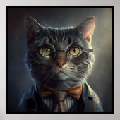 Poster Smart Cat (Devant)