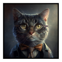 Poster Smart Cat