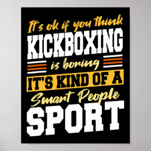 Poster Smart People Sports - Si vous pensez que la boxe t