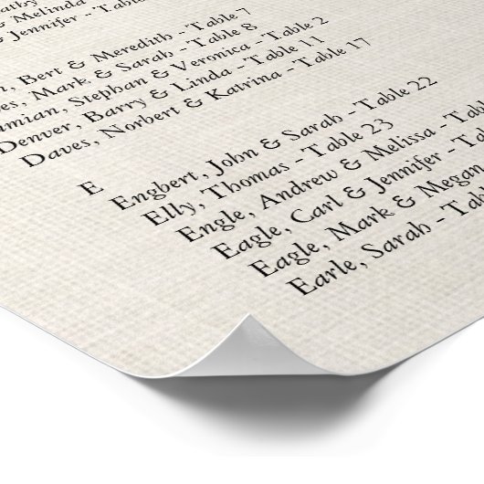 Poster SmartElegance collection de mariage lavande (Coin)