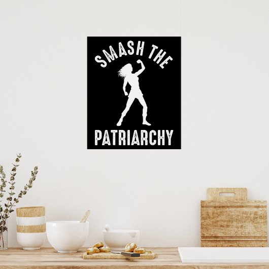 Poster Smash Le Patriarcat (Cuisine)