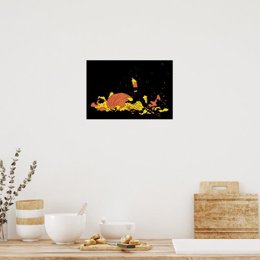 Poster Smashed Pumpkin (Cuisine)