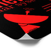 Poster SMELLAPIG RADAR SYSTEMS drôle sarcastique (Coin)