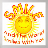 Poster Smile and the World Smile with You (Devant)