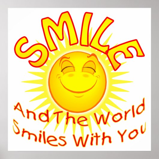 Poster Smile and the World Smile with You (Devant)