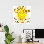 Poster Smile and the World Smile with You (2) (Bureau à domicile)