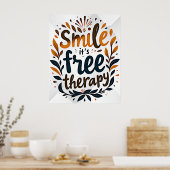 Poster Smile : C'est la Thérapie Libre (Cuisine)