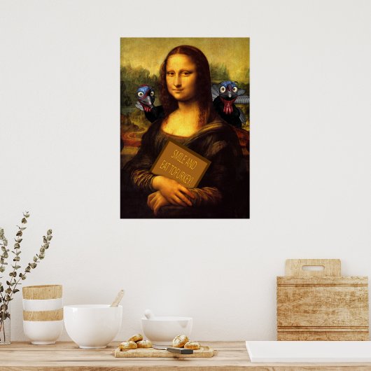 Poster Smile Et Mange Tofurkey (Cuisine)