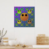 Poster Smile Fractal (Cuisine)