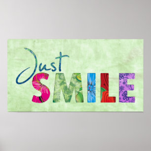 Poster Smile Happy Citation 01
