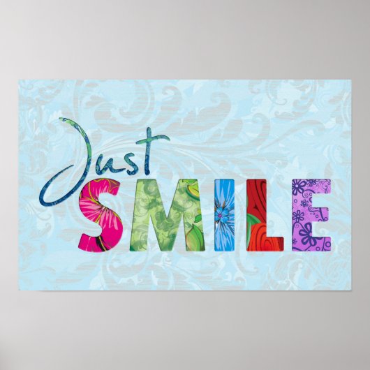 Poster Smile Happy Citation 01 (Devant)