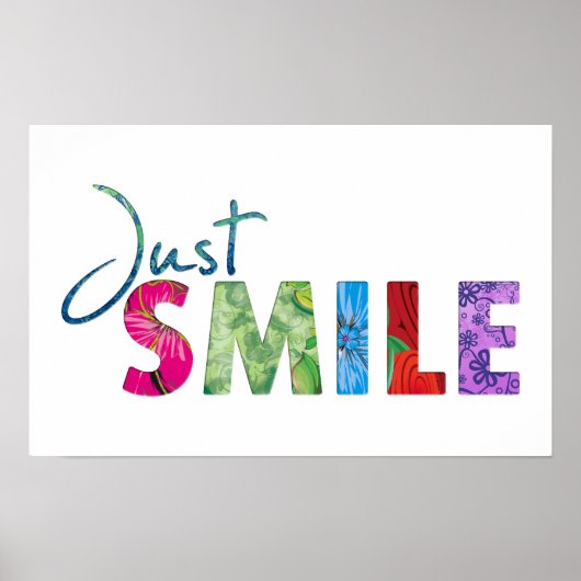 Poster Smile Happy Citation 01 (Devant)