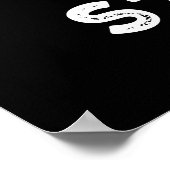 Poster Smile Smore Funny Sweet Food Pun Dark BG (Coin)