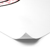 Poster smiley hip-hop, rétro, vintage (Coin)