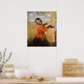 Poster Smiling Monkey (Cuisine)