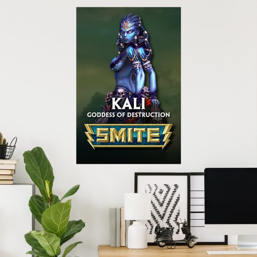 Poster SMITE : Kali, déesse de la destruction (Bureau à domicile)