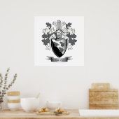 Poster Smith Family Crest (Cuisine)
