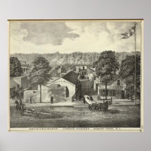 Poster Smock & Buchanon, marchands de bois, Asbury Park, 