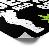 Poster Smoke Weed Play Golf Golfing Thc Golfer Stoner  (Coin)