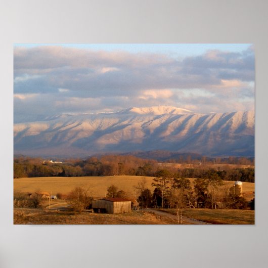 Poster Smokey Mountains, Tennessee (Devant)