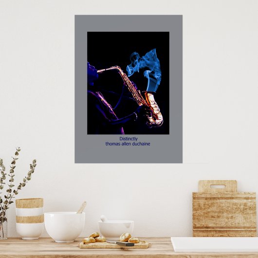 Poster Smokin' Jazz (Cuisine)