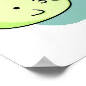 Poster Smoochies Drôle Baiser Mochi Pun (Coin)