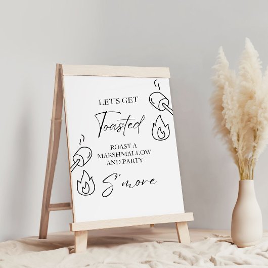 Poster S'more Bar Menu Smore Bar S'mores Station Out