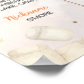 Poster S'more Campfire 1er Anniversaire Photo Jalon (Coin)