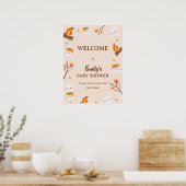 Poster S'more Love Rustic Camping Baby shower Bienvenue (Cuisine)