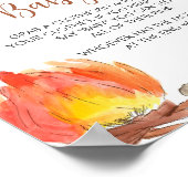 Poster S'mores Baby shower de camping Ne pas dire bébé (Coin)