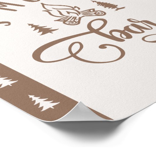 Poster S'mores Bar Capming Un Joyeux anniversaire de Camp (Coin)