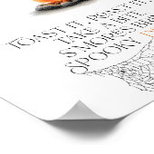 Poster Smores Bar Little Boo Baby shower Halloween (Coin)