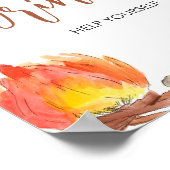 Poster S'mores Camping Baby shower Boissons (Coin)