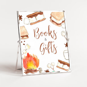 Poster S'mores Camping Baby showers Livres et Cadeaux